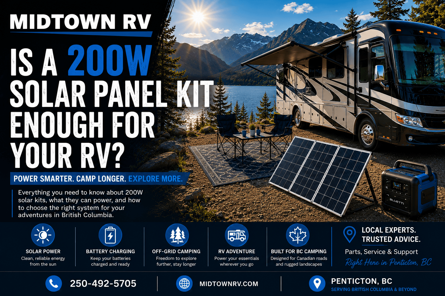 200W Solar Panel Kit